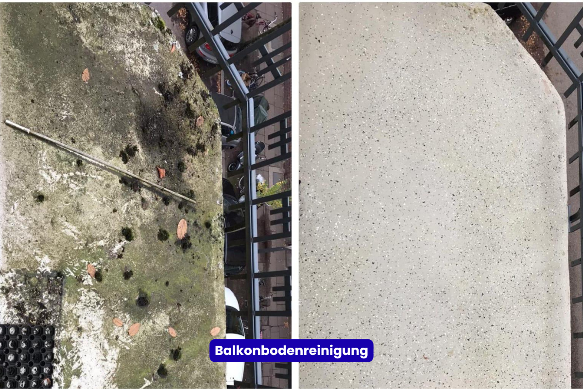 balkonbodenreinigung