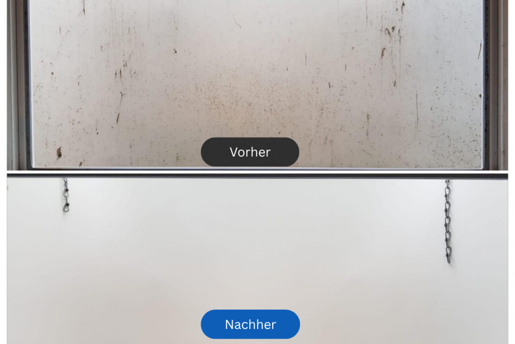 vorher nachher kellerschacht reinigen 1